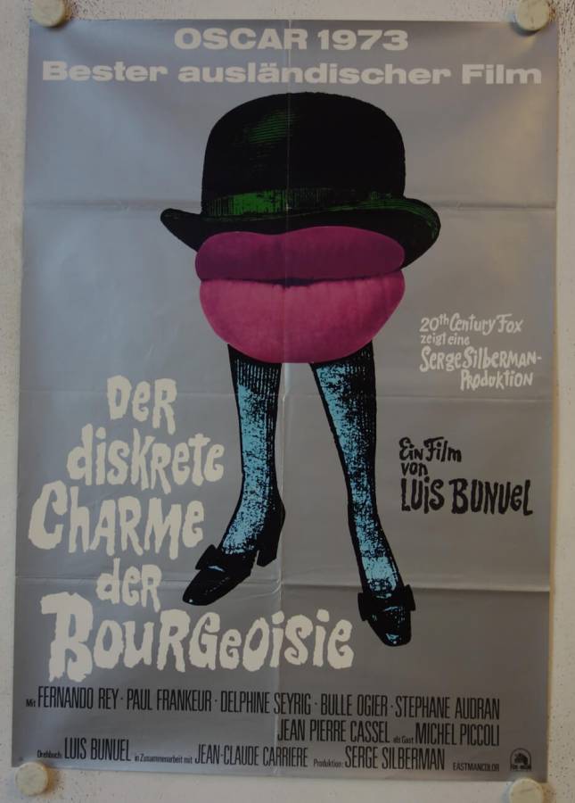 The Discreet Charme of the Bourgeoisie original release german movie poster